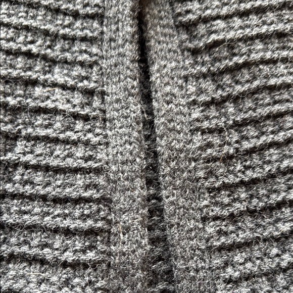 Zara Charcoal Ribbed Women's Cardigan - Picture 3 of 4
